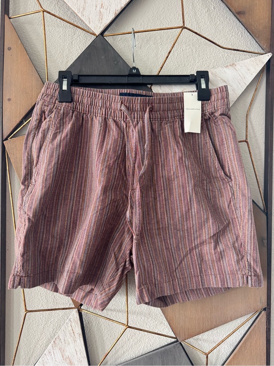 Abercrombie & Fitch Other - Abercrombie & Fitch Men's Striped Drawstring Shorts in Mauve and Brown Tones